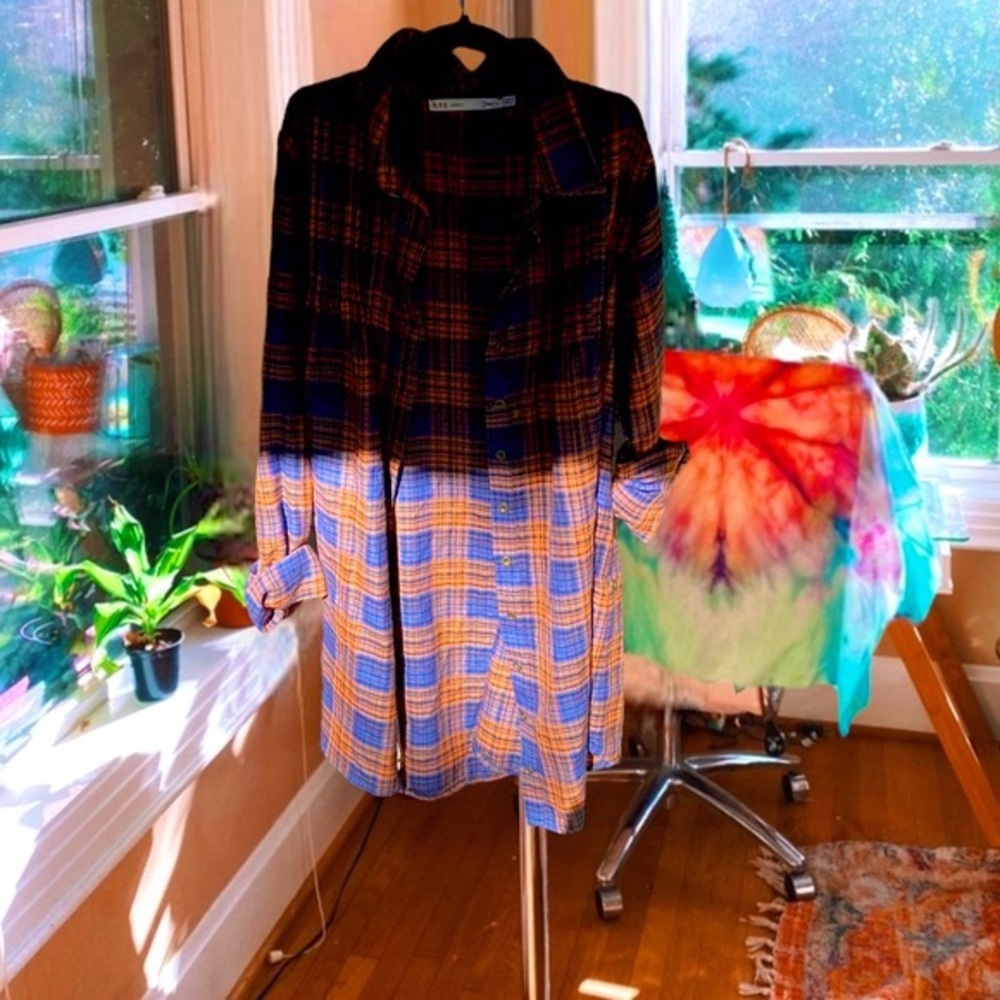 ozark coastal orange flannel 🌊